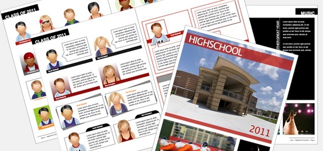 Album Yearbook Vector Template Download Free Vectors