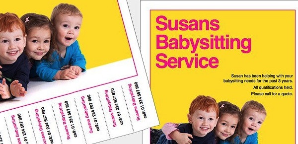 Babysitting Service Flyer