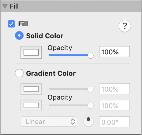 the Fill Inspector