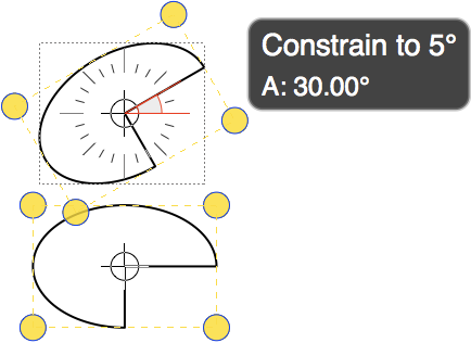 Rotating shapes