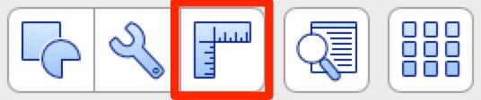 Show/Hide Rulers icon
