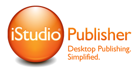 Home page of iStudio Publisher, the page layout application for desktop publishing on Mac