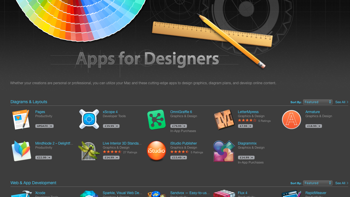 iStudio Publisher featured in Apps for Designers