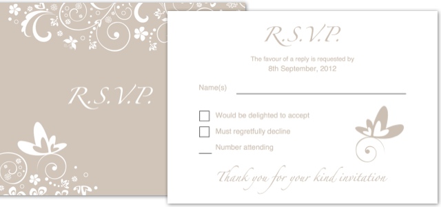 Invitation wedding RSVP iStudio Publisher Page Invitation wedding RSVP iStudio Publisher Page