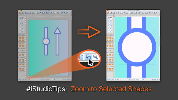 iStudio Tips - zoom to selection